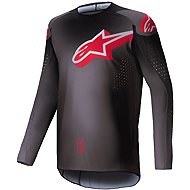 ALPINESTARS SUPERTECH LIPAN, kouřový/červený, 2025, vel. 2XL - Dres