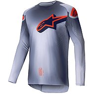 ALPINESTARS SUPERTECH LIPAN, šedý/oranžový fluo, 2025, vel. L - Dres