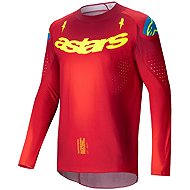 ALPINESTARS SUPERTECH MAKER, červený/žlutý fluo, 2025, vel. S - Dres