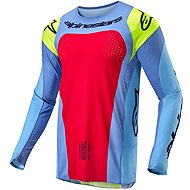 ALPINESTARS TECHSTAR OCURI, světle modrý/žlutý fluo/červený, 2024, vel. 2XL - Dres