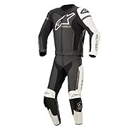 ALPINESTARS dvoudílná GP FORCE PHANTOM, TECH-AIR 5 kompatibilní, černá/bílá/šedá, vel. 52 - Motorcycle overalls