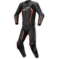 ALPINESTARS dvoudílná MISSILE 2, TECH-AIR kompatibilní, černá/červená fluo, 2025, vel. 46 - Moto kombinéza