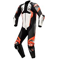 ALPINESTARS jednodílná ATEM 4, bílá/černá/červená fluo/šedá, vel. 54 - Motorcycle overalls
