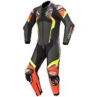 ALPINESTARS jednodílná ATEM 4, černá/červená fluo/žlutá fluo, vel. 58 - Moto kombinéza