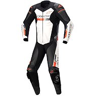 ALPINESTARS jednodílná GP FORCE, TECH-AIR 5 kompatibilní, černá/bílá/červená, 2025, vel. 50 - Moto kombinéza