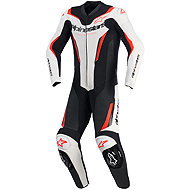 ALPINESTARS jednodílná GP FORCE V2, bílá/černá/červená fluo, 2026, vel.60 - Motorcycle overalls