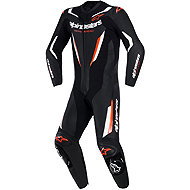 ALPINESTARS jednodílná GP FORCE V2, černá/bílá/červená fluo, 2026, vel.50 - Motorcycle overalls