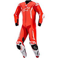 ALPINESTARS jednodílná GP TECH V5, červená fluo/červená/bílá, 2026, vel.46 - Motorcycle overalls