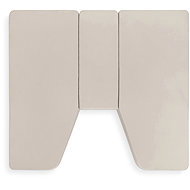 Walra 3-Piece 3D Jersey Cover Set, Beige - Bedsheet