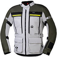 iXS Bunda MONTEVIDEO-AIR 3.0 X51070 šedo-olivově zelená L - Motorcycle Jacket