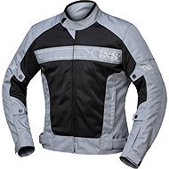 iXS EVO-AIR X51066 Classic Jacket, grey and black, size M - Motorcycle Jacket