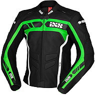 iXS LD RS-600 1.0 X73003 Sports Jacket, black, green and white, size 52H - Motorcycle Jacket