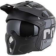 CASSIDA Helmet Cross Country Code, (Matt Black/Dark Grey/Light Grey) 2026 Size 2XL - Motorbike Helmet