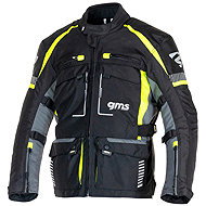 GMS 3v1 Cestovní bunda EVEREST ZG55010 černo-antracitově-žlutá L - Motorcycle Jacket