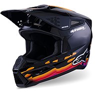 ALPINESTARS Přilba S-M3 FORCE, (černá/žlutá/červená/bílá) 2027 vel. XS - Motorradhelm