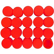 CAPPA Silicone screw covers 20pcs red 17 mm - Case