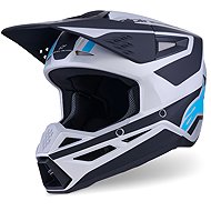 ALPINESTARS Přilba S-M3 HEAT, (stříbrná/modrá/černá matná) 2027 vel. XS - Motorradhelm
