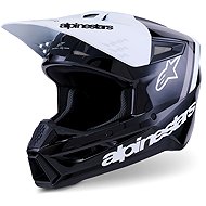 ALPINESTARS Přilba S-M3 RADIUM, (černá/bílá/šedá) 2027 vel. M - Motorbike Helmet
