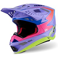 ALPINESTARS Přilba SUPERTECH S-M10 edice JETT LAWRENCE R01, (fialová/růžová/žlutá) 2026 vel. M - Motorbike Helmet