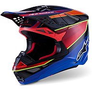 ALPINESTARS Přilba SUPERTECH S-M10 ERA, (modrá/červená/žlutá fluo) 2026 vel. M - Motorbike Helmet