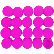 CAPPA Silicone screw covers 20pcs pink 21 mm - Case