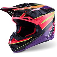 ALPINESTARS Přilba SUPERTECH S-M10 ERA, (růžová/fialová/žlutá fluo) 2026 vel. 2XL - Motorbike Helmet