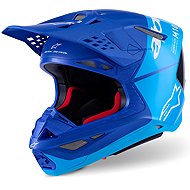 ALPINESTARS Přilba SUPERTECH S-M10 FLOOD, (modrá perleť/světle modrá/černá/carbon) 2026 vel. S - Motorbike Helmet