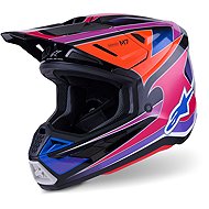 ALPINESTARS Přilba SUPERTECH S-M7 FUSE, (modrá/fialová/růžová) 2027 vel. XS - Motorradhelm