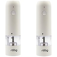 DRIO AKU Electric salt and pepper mill - white 2KS - Spice Grinder