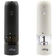 DRIO AKU Electric salt and pepper mill - black and white 2KS - Spice Grinder