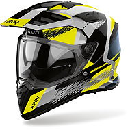 AIROH Přilba BADX-X Airspeed, (žlutá lesklá) 2027, vel. XS - Motorbike Helmet