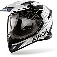 AIROH Přilba BADX-X Cube, (šedá lesklá) 2027, vel. 3XL - Motorbike Helmet