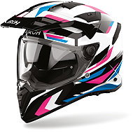 AIROH Přilba BADX-X Glitch, (růžová lesklá) 2027, vel. XL - Motorbike Helmet