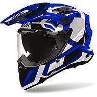 AIROH Přilba COMMANDER 2 Polar, (modrá lesklá) 2027, vel. 3XL - Motorbike Helmet