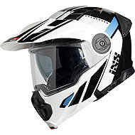 iXS Výklopná přilba Venture 1.0 černá-bílá-antracit XL - Motorbike Helmet