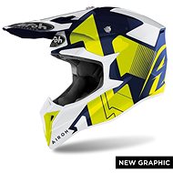 AIROH WRAAP RAZE WRRA18 - off-road blue moto helmet, XL - Motorbike Helmet