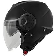 KAPPA KV37 SOLID - open black jet moto helmet KAPPA S - Scooter Helmet