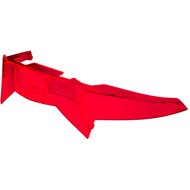 CASSIDA aerodynamic stabilizer for AERO helmets (red coloured polycarbonate plastic) - Deflector