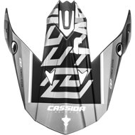 CASSIDA visor for Cross Cup Sonic helmets (black matt/grey) - Helmet Peak