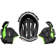 CASSIDA collar and hat for Cross Cup Two/Sonic helmets (black/grey/yellow fluo) size 2XL - Helmet Liner