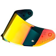 CASSIDA Plexiglas for AERO helmets with preparation for Pinlock (mirror red REVO) - Motorcycle Helmet Plexiglass Shield