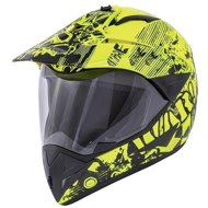 A-PRO SLINGSHOT Fluo - yellow enduro road helmet M - Motorbike Helmet