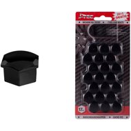 J-TEC kryty šroubů kol 17 mm černé sada 20 ks + pinzeta - Case