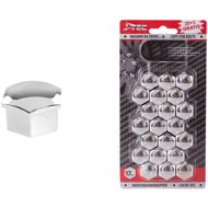J-TEC kryty šroubů kol 17 mm chromové sada 20 ks + pinzeta - Case