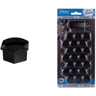 J- TEC kryty šroubů kol 19 mm černé sada 20 ks + pinzeta - Case