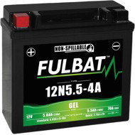 FULBAT Gel battery 12N5.5-4A GEL - Motorcycle batteries