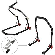 SEFIS D18 front steering rack and rear rack set - 2in1 - black - Motorbike Stand