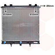 VAN WEZEL radiator, engine cooling 02002132 - Car cooler