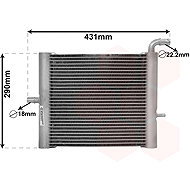 VAN WEZEL radiator, engine cooling 02012701 - Car cooler