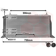 VAN WEZEL radiator, engine cooling 03002026 - Car cooler